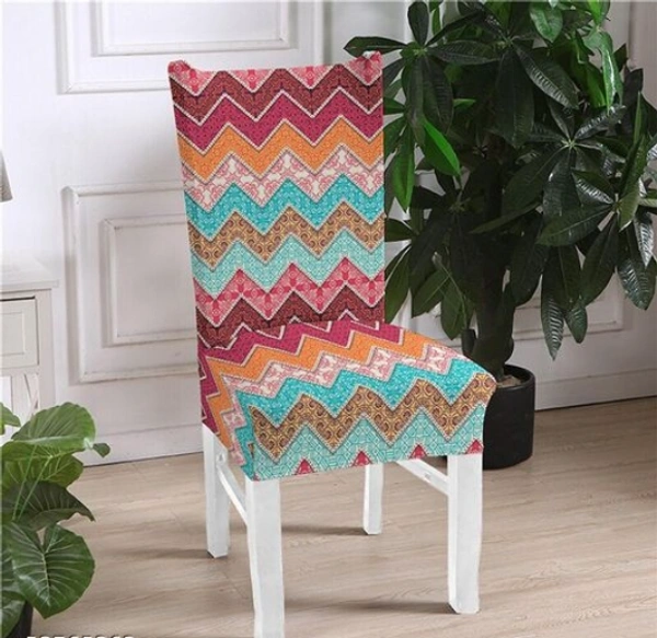 Elastic Chair Cover Stretch Removable Washable Short Dining Chair Cover Protector Seat Slipcover - Polyster, Elastic/ Stretchable, Multipack of1